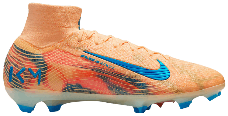 Kylian Mbappe x Nike Mercurial Superfly 10 Elite Melon TintIglooNeo Turquoise