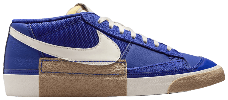 Nike Blazer Low Pro Deep Royal BlueGum Light BrownMetallic GoldPale Ivory