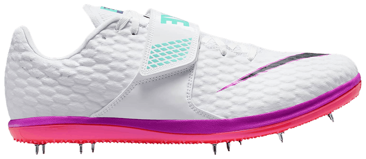 Nike High Jump Elite WhiteBright CrimsonHyper VioletObsidian