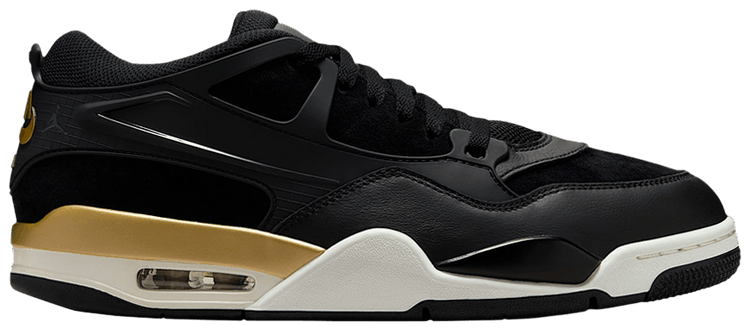 Air Jordan 4 RM BlackSailTeam GoldMetallic Gold