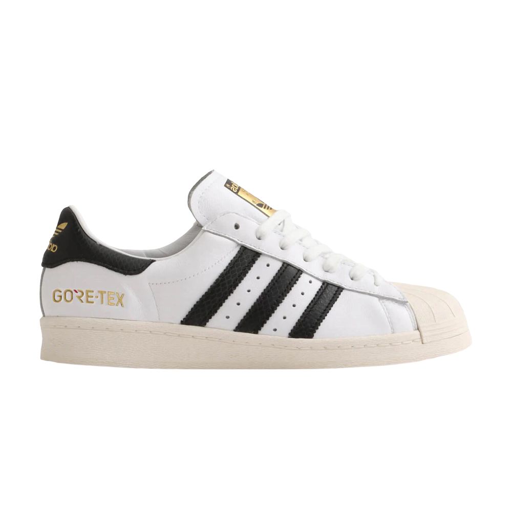 atmos x adidas Superstar 82 GORE-TEX 'White Black' | Men's Size 12 - JR7446