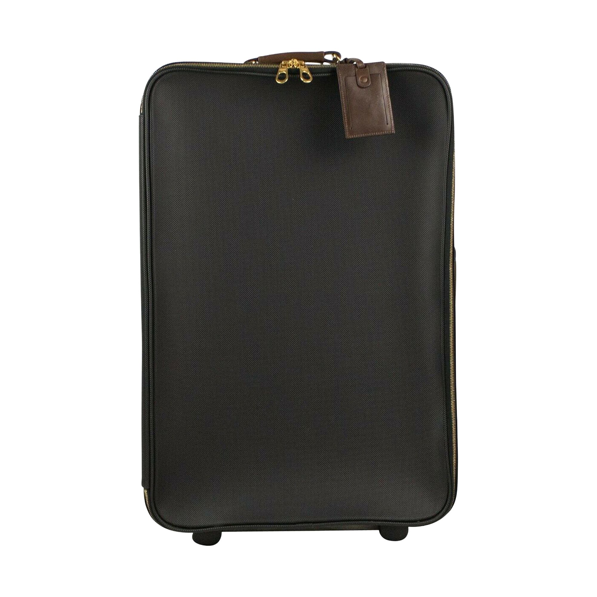 Pre-owned Bottega Veneta Marco Polo Suitcase Luggage 'black' | Men's Size Onesize