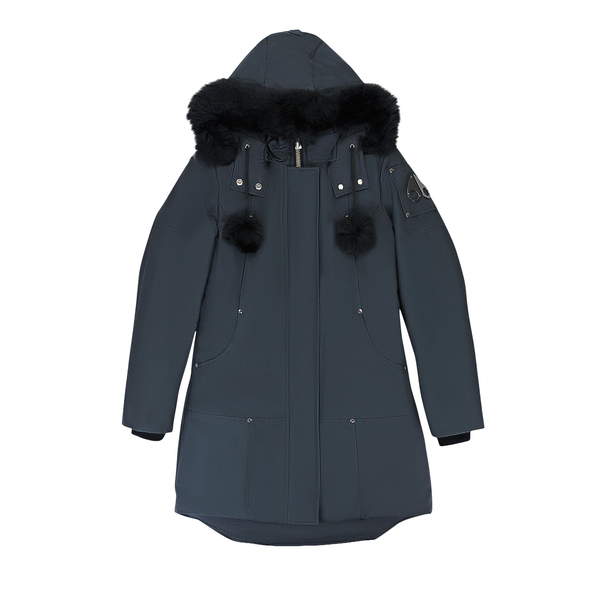 Pre-owned Moose Knuckles Stirling Parka 'granite/black' | Grey | Men's Size Xs In Gray
