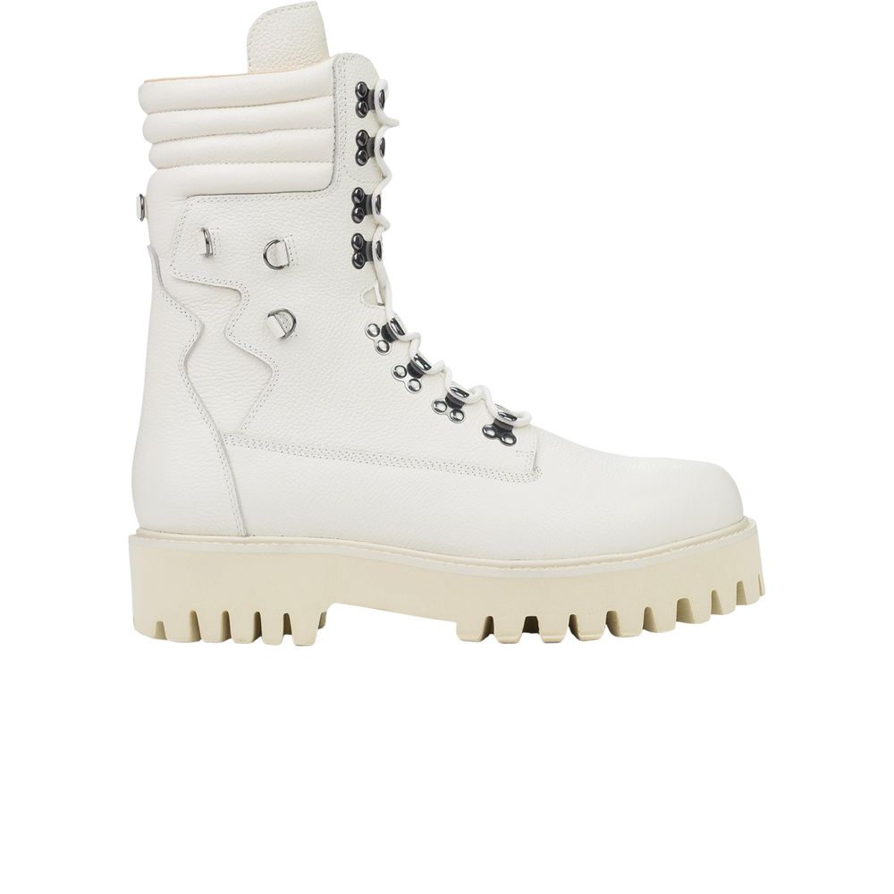 Pre-owned Who Decides War Field Boot 'ivory' | Cream | Men's Size 8 In White