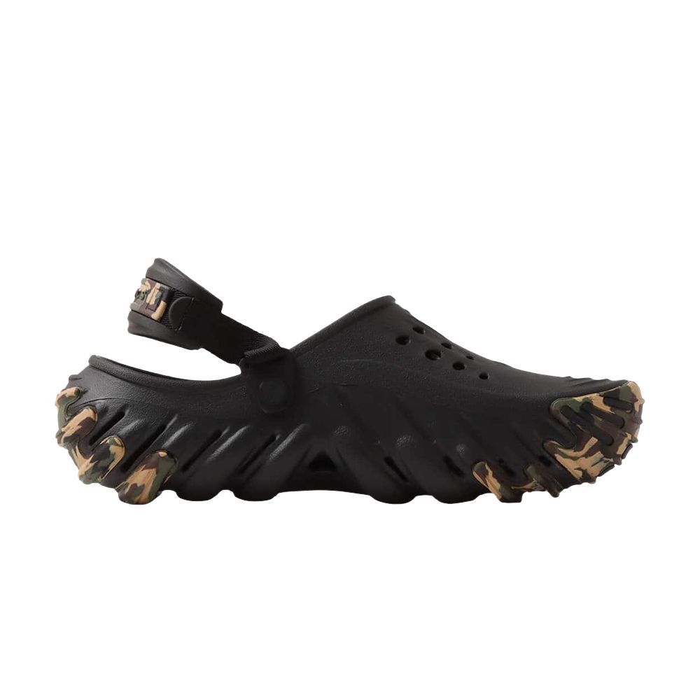 Pre-owned Crocs Echo Ro Clog 'camo - Black Multi-color' | Men's Size 4