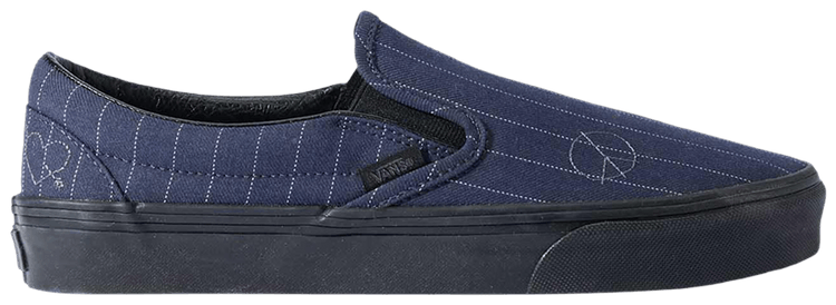 Vans Classic Slip-On - Wool Navy/Black - Men's 10, Women's 11.5