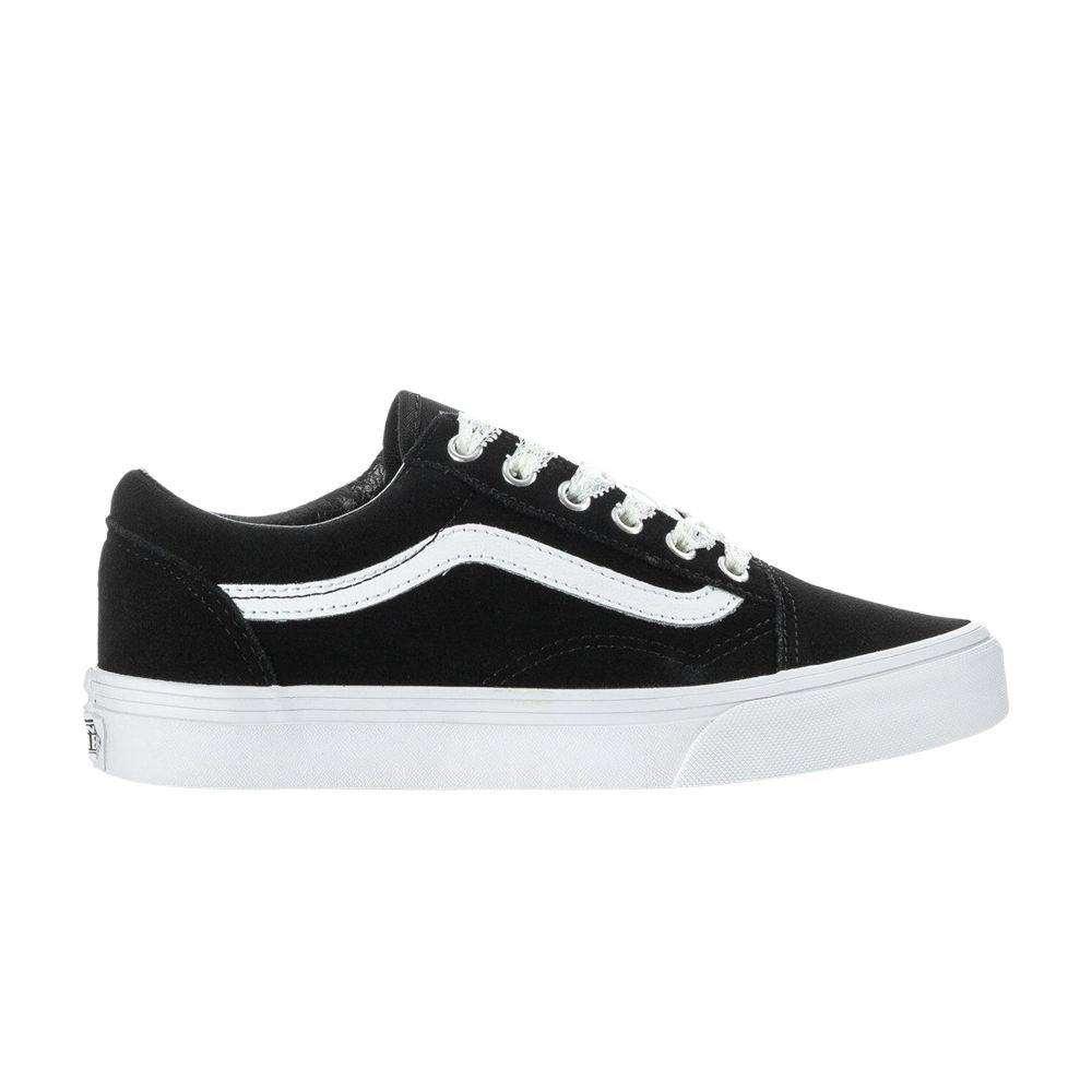 Pre-owned Vans Wmns Old Skool 'pop Lace - Black' | Women's Size 10.5