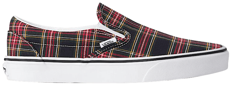 Vans Classic Slip On Plaid   Navy