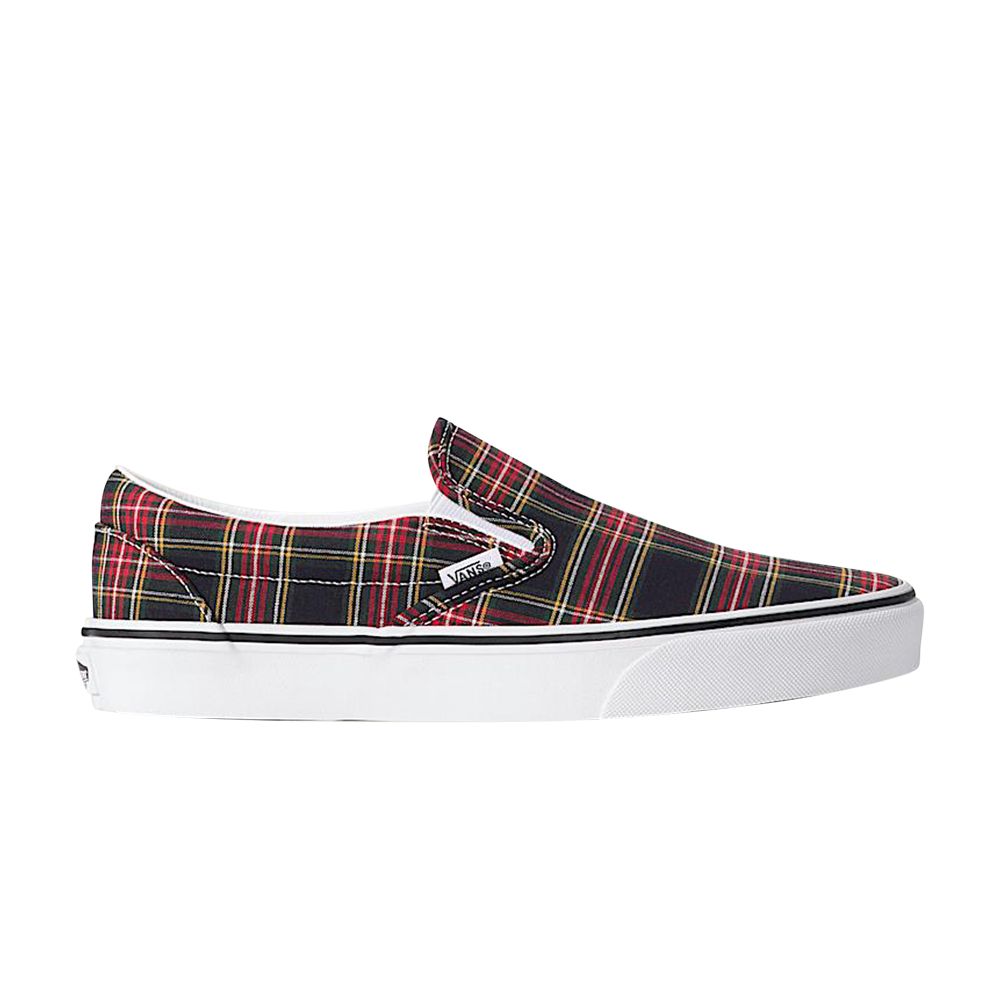 Vans Classic Slip-On 'Plaid - Navy' | Blue | Men's Size 3.5 - VN000EACBX9