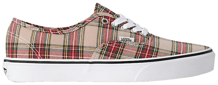 Vans Authentic Plaid   Tan