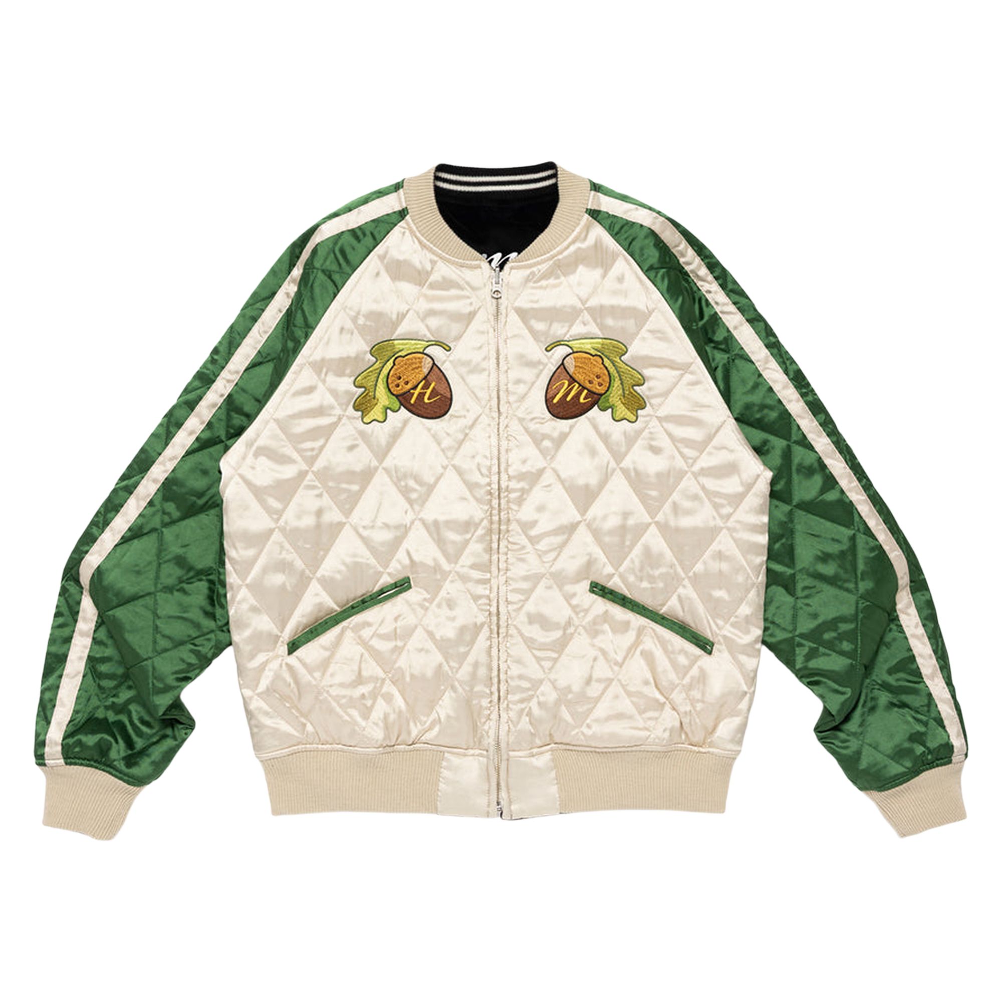 Pre-owned Human Made X J-hope Human Hope Reversible Souvenir Jacket 'green' | Men's Size L