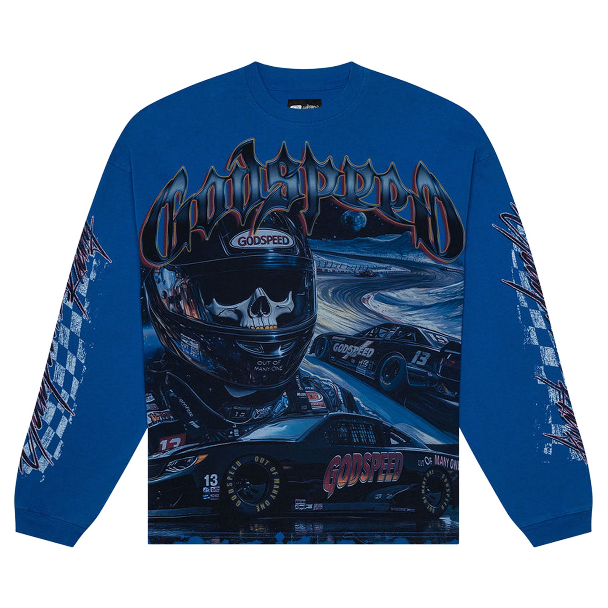Click to view more detailed imagery on our partner's website Pre-owned Godspeed Le Dernier Long-sleeve T-shirt 'royal' | Blue | Men's Size S