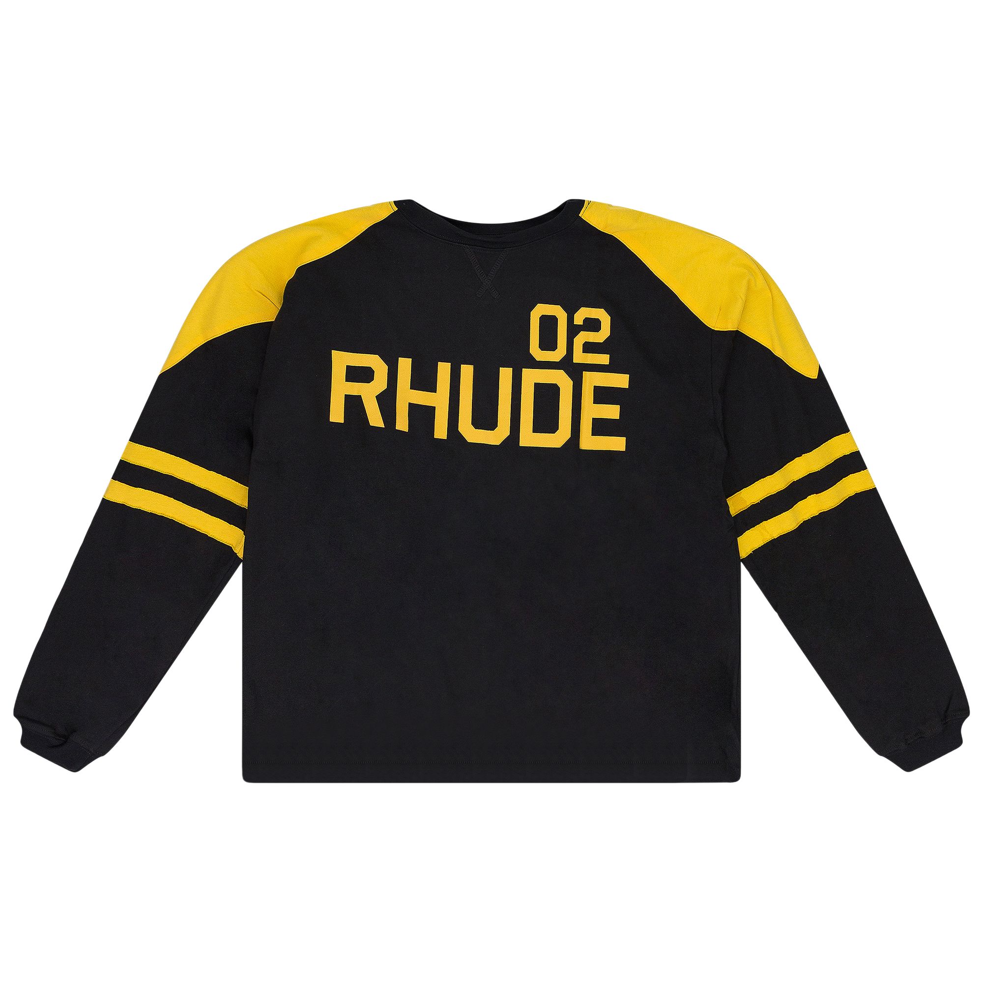 Pre-owned Rhude Stripe Long-sleeve T-shirt 'black' | Men's Size Xs