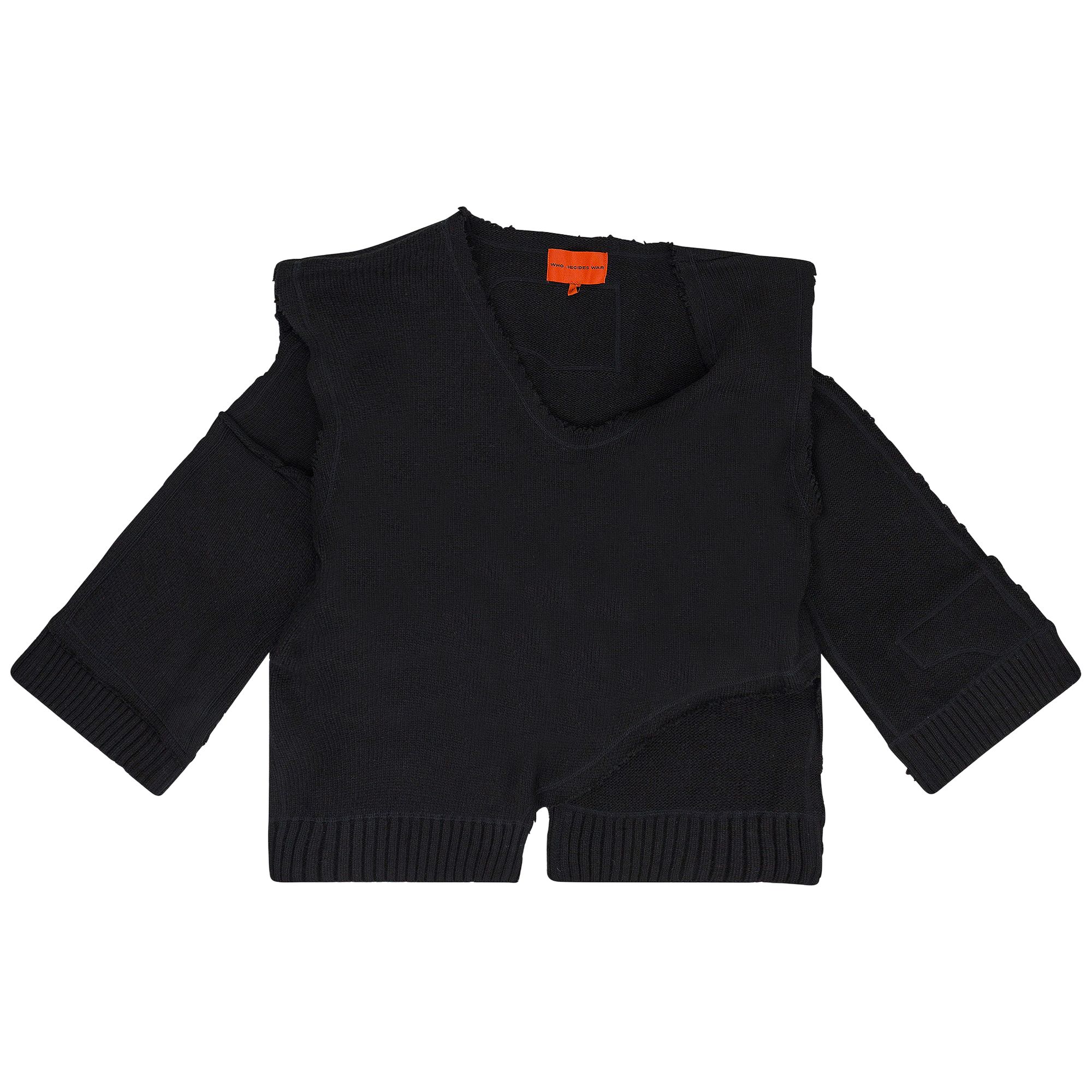 Pre-owned Who Decides War Unadorned Sweater Vest 'black' | Men's Size Xl