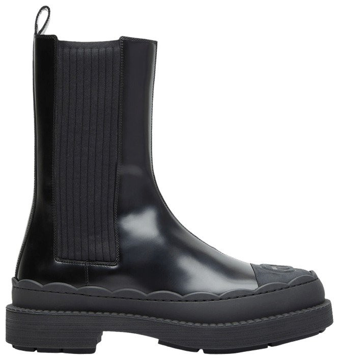 Gucci Wmns Interlocking G Boot Black