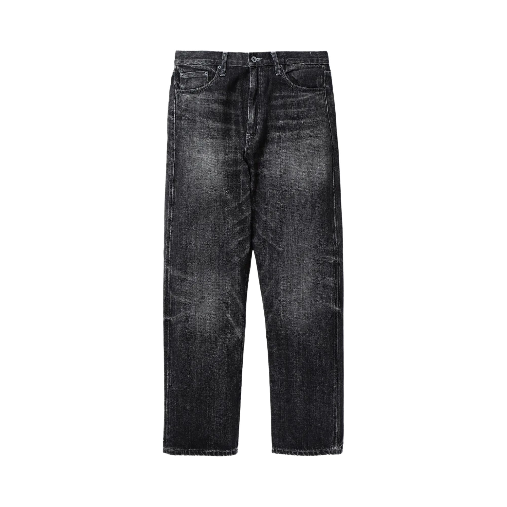 Click to view more detailed imagery on our partner's website Pre-owned Neighborhood Washed Denim Basic Pants 'black' | Men's Size L