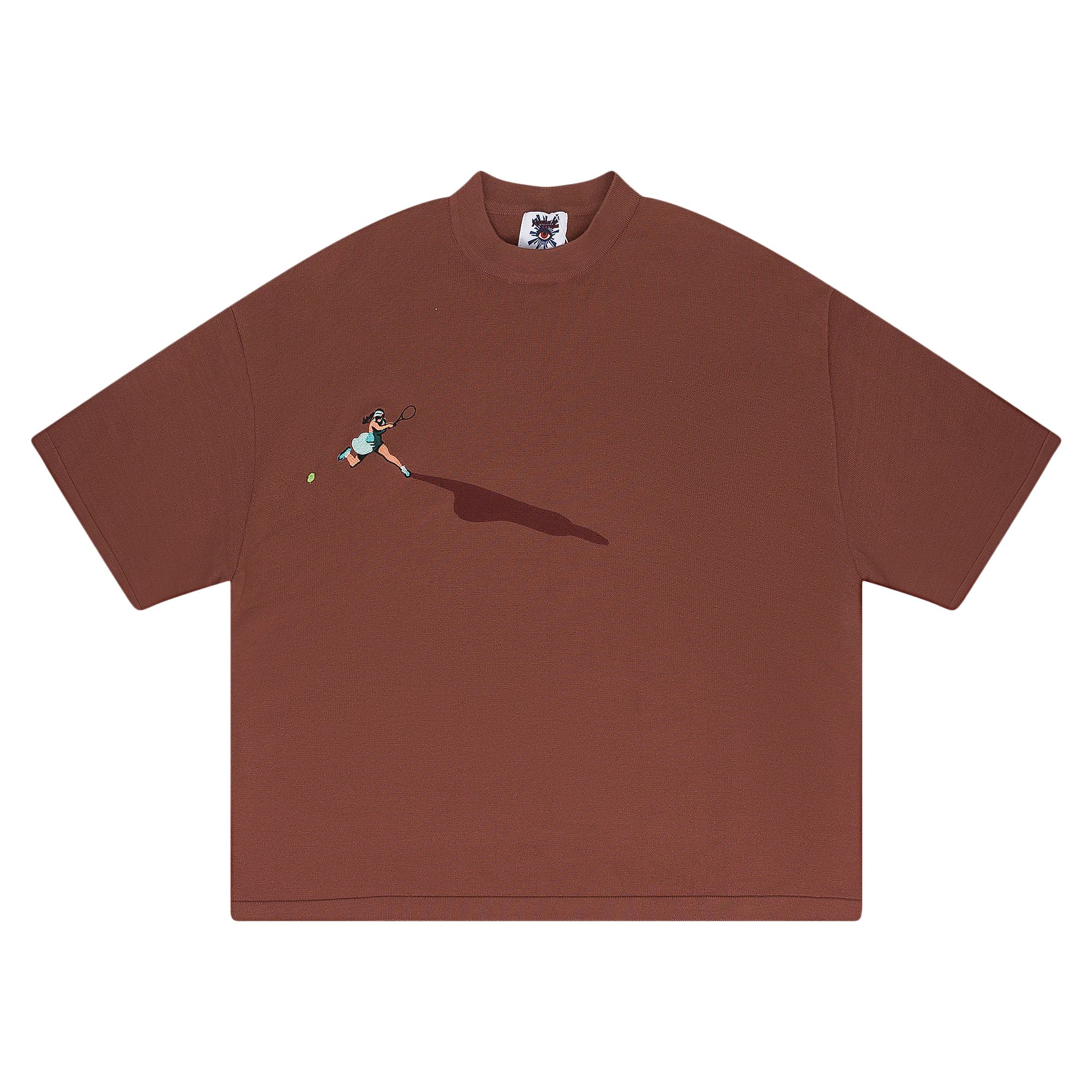 Pre-owned House Of Errors Knitted Tennis T-shirt 'red' | Men's Size S