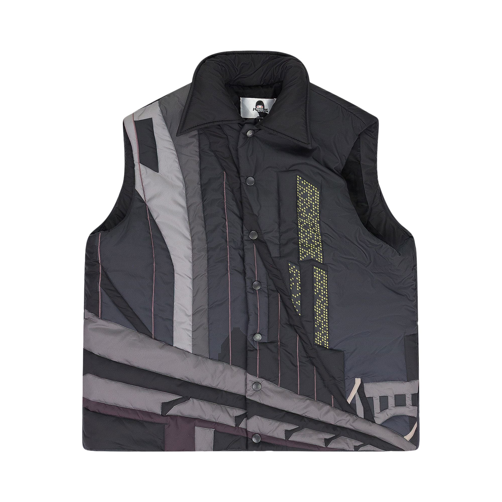 Pre-owned House Of Errors Night Life Puffer Jacket 'black' | Men's Size L