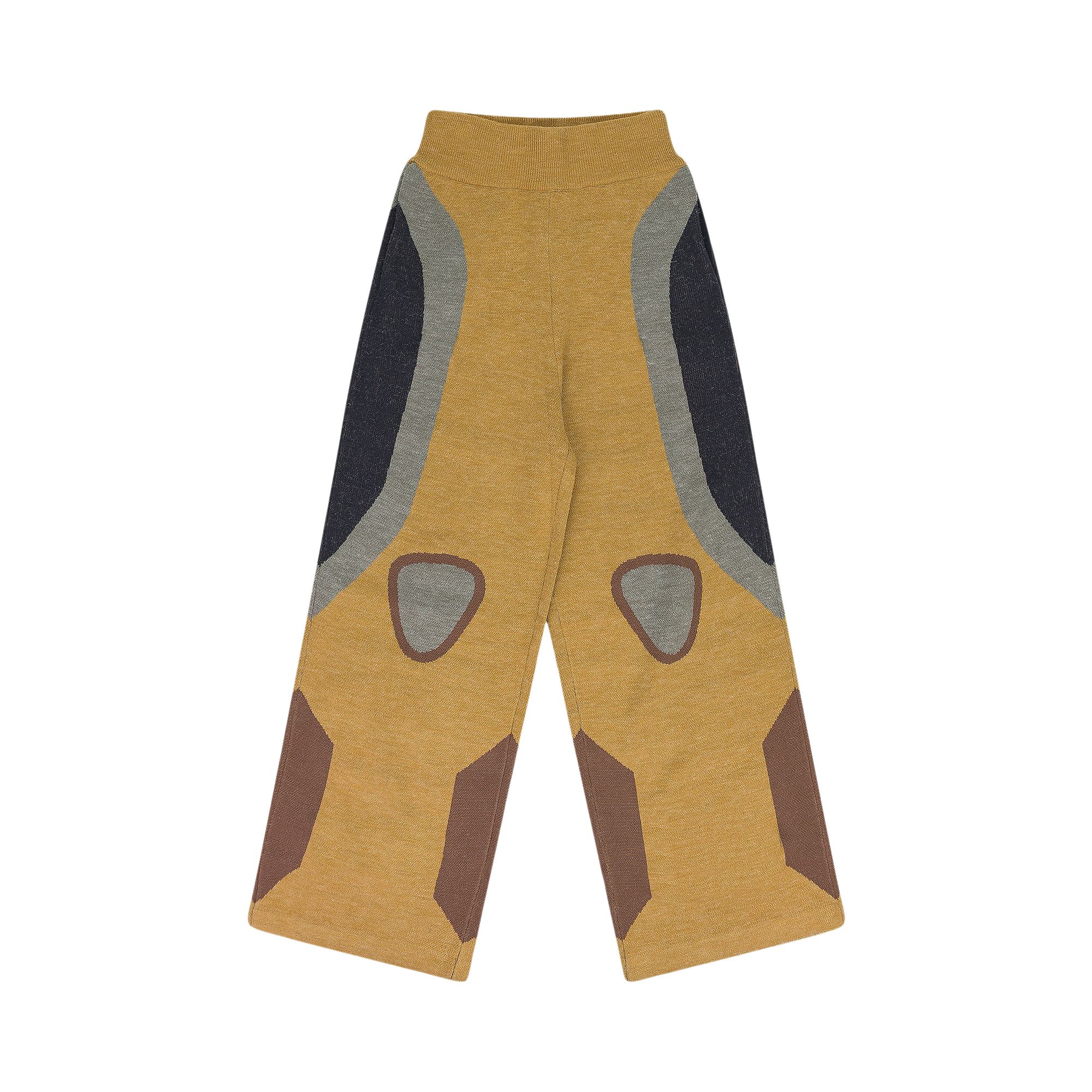 Pre-owned House Of Errors Moto Track Pant 'yellow' | Men's Size Xs