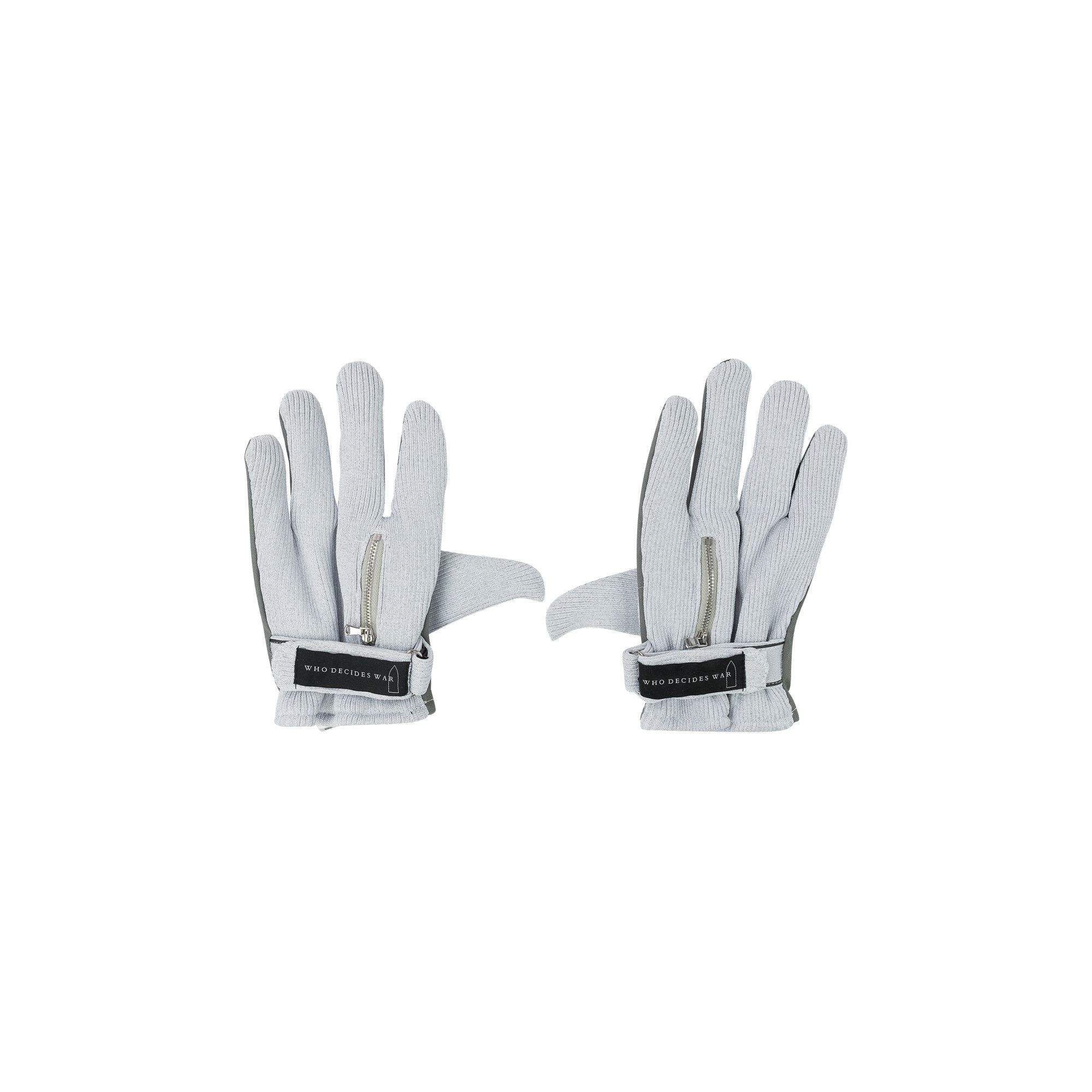 Click to view more detailed imagery on our partner's website Pre-owned Who Decides War Armor Gloves 'grey' | Men's Size Onesize In Gray