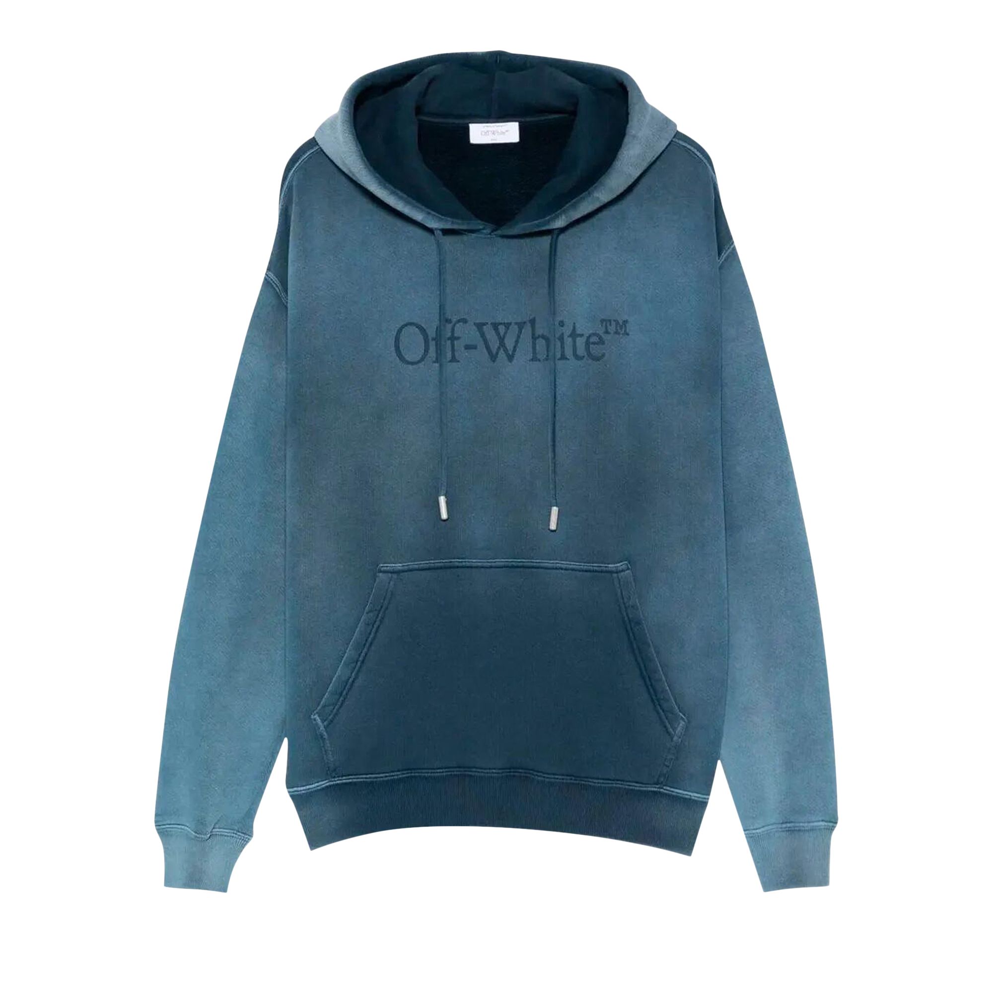 Pre-owned Off-white Laundry Skate Hoodie 'vintage Dark Sapphire' | Blue | Men's Size Xxl