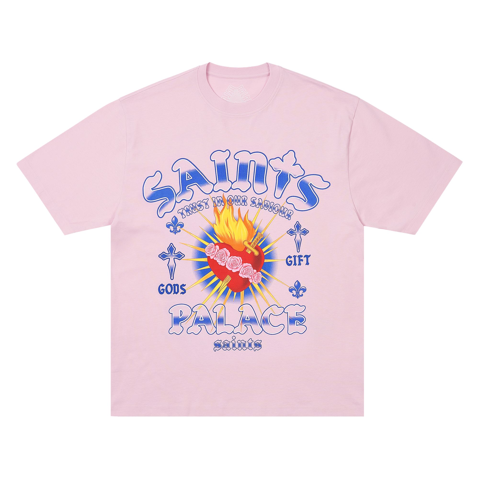 Pre-owned Palace Gods Gift T-shirt 'lush Flush' | Pink | Men's Size L