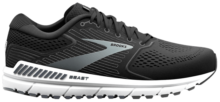 Brooks Beast 20 Black Grey White