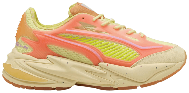 Rick and Morty x Puma RS Surge Gold Moon Fizzy Sun