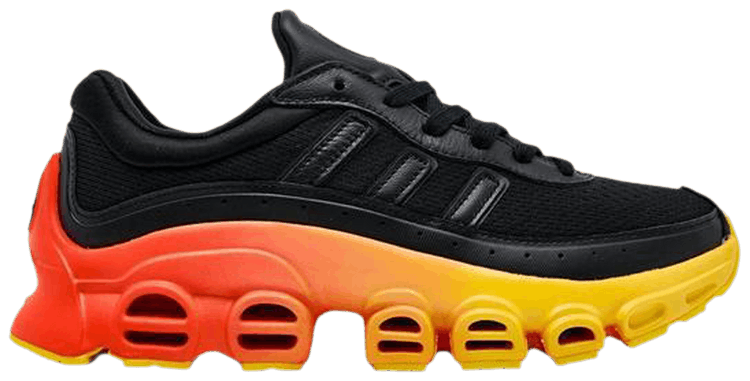 adidas adiFOM Megaride J Black Scarlet Solar Orange