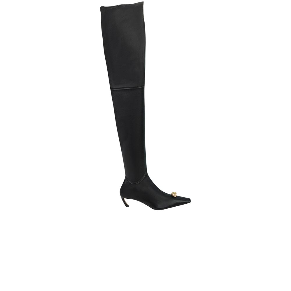 Pre-owned Lanvin Wmns Swing Cuissardes Over The Knee Boot 'black' | Women's Size 37