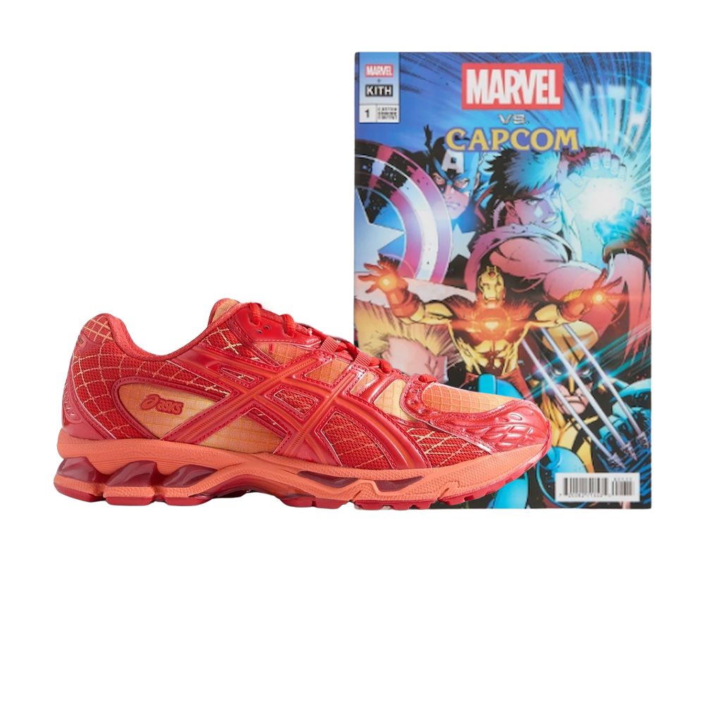 Marvel vs. Capcom x Kith x ASICS Gel Nimbus 10.1 'Double Box - Iron Man vs. Mega Man' With Comic Book | Multi-Color | Men's Size 12 - MVC012398-COMIC