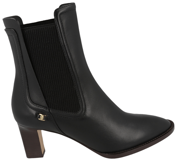 Ferragamo Wmns Toren Leather Bootie Black