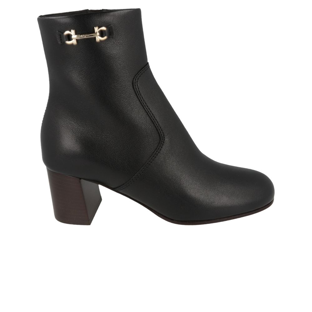 Click to view more detailed imagery on our partner's website Pre-owned Ferragamo Wmns Otello Leather Bootie 'black' | Women's Size 8