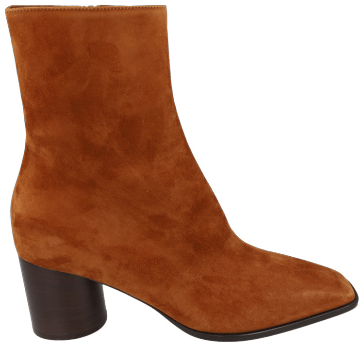 Ferragamo Wmns Pampero Suede Bootie Beige