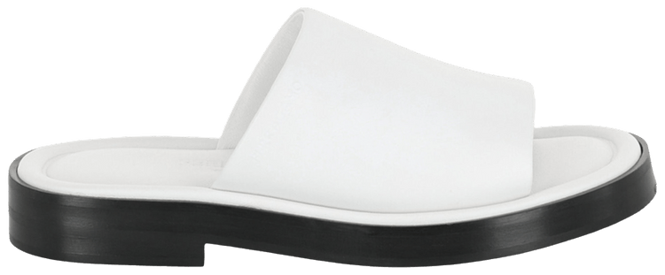 Ferragamo Wmns Giunone Leather Slide White