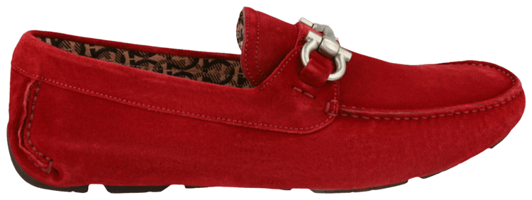 Ferragamo Parigi Eco Driver Wide Red