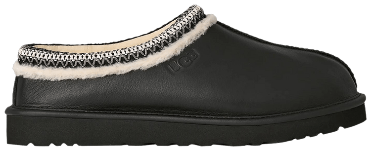 UGG Tasman Leather Slipper Black