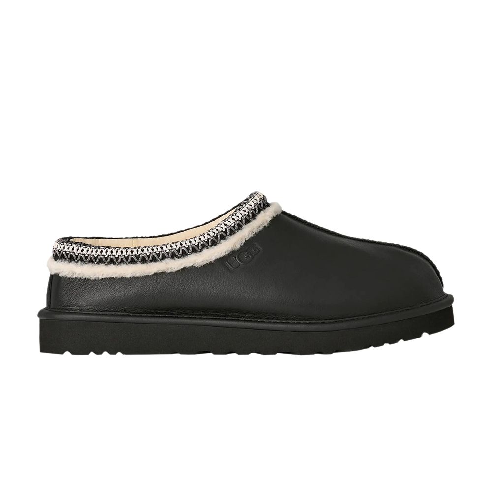 Click to view more detailed imagery on our partner's website Pre-owned Ugg Tasman Leather Slipper 'black' | Men's Size 10