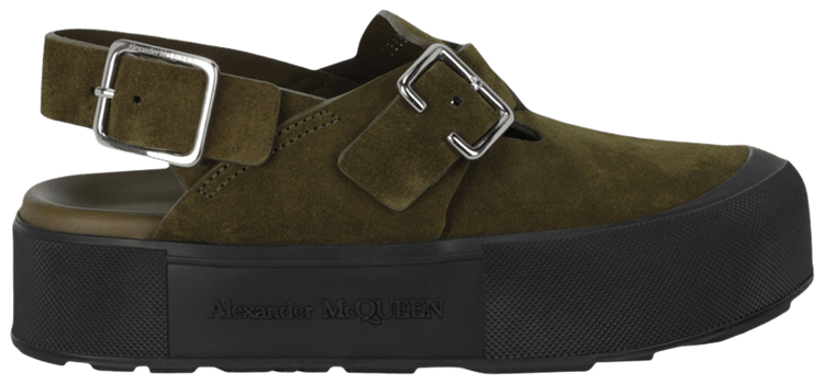 Alexander McQueen New Micmac Clog Khaki