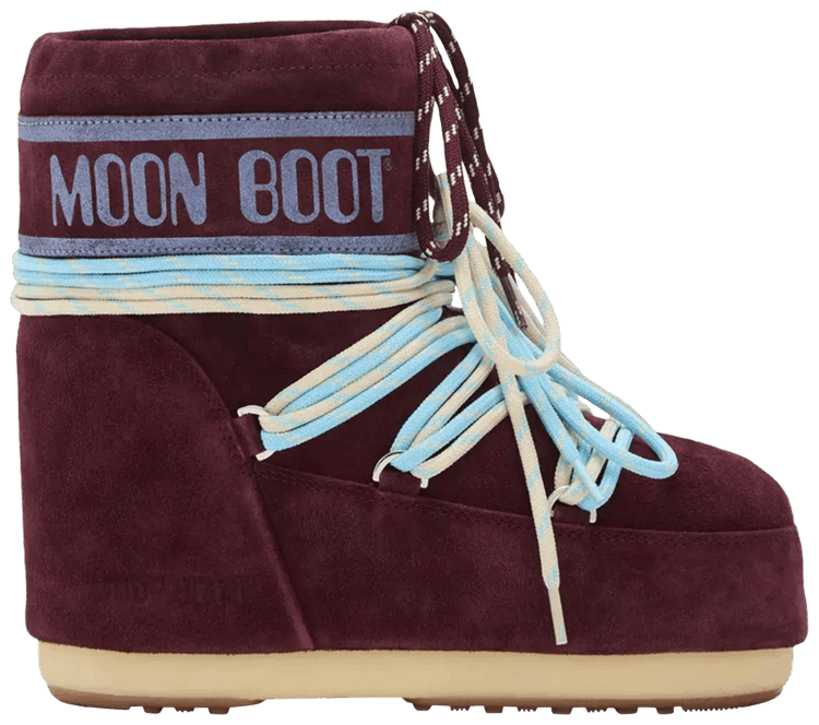 Moon Boot Icon Low Boot Burgundy