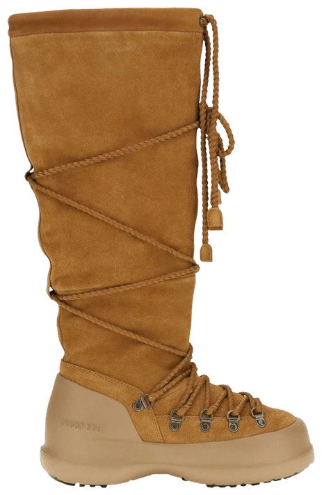 Moon Boot Luna Extra Suede Boot Cognac