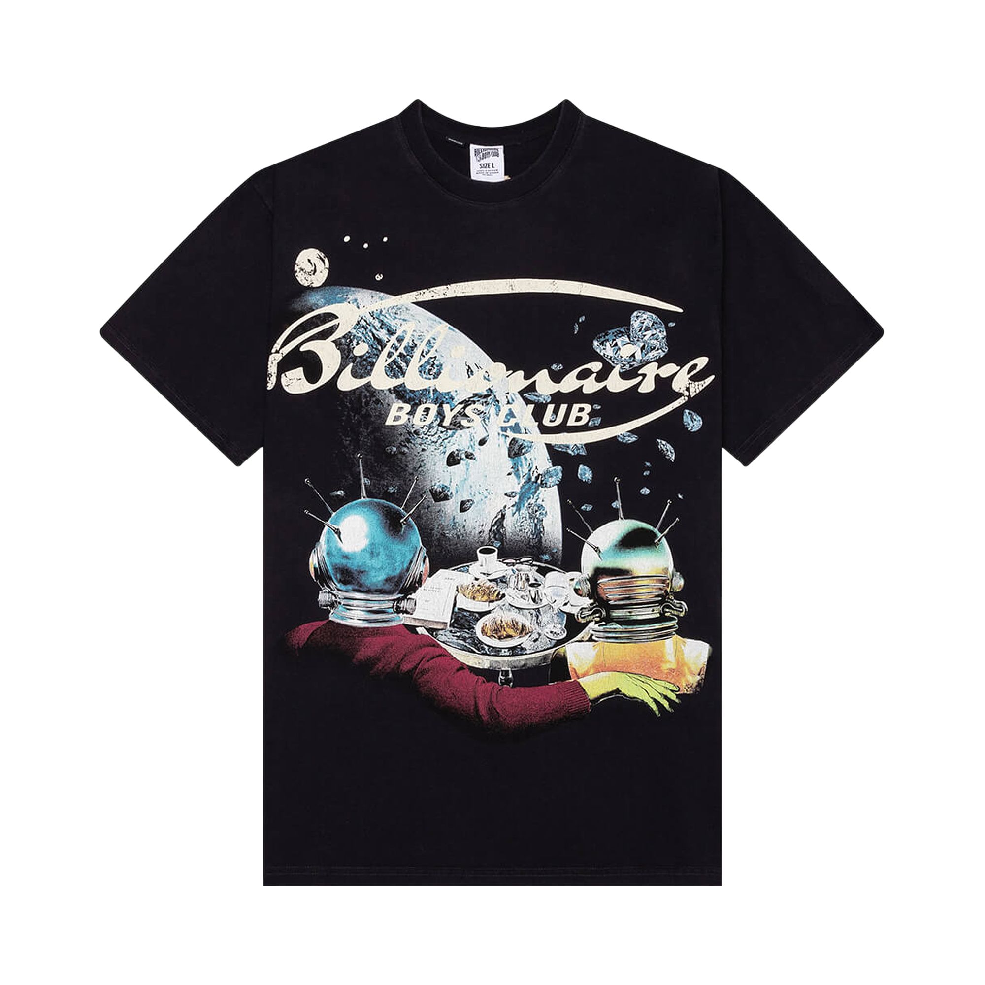 Pre-owned Billionaire Boys Club Asteroids Oversized Short-sleeve Knit 'black' | Men's Size S
