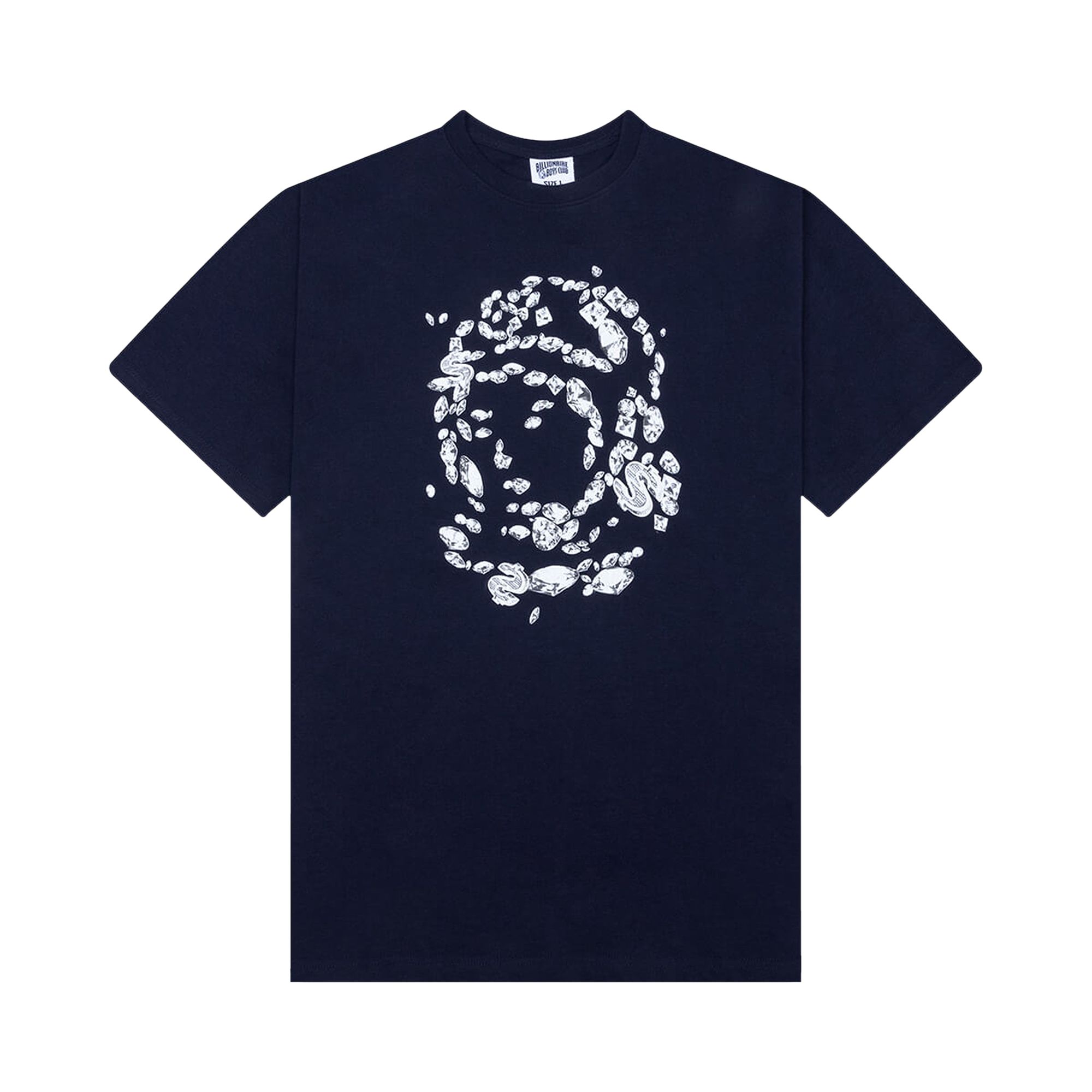 Pre-owned Billionaire Boys Club Gems Short-sleeve Tee 'navy Blazer' | Blue | Men's Size L