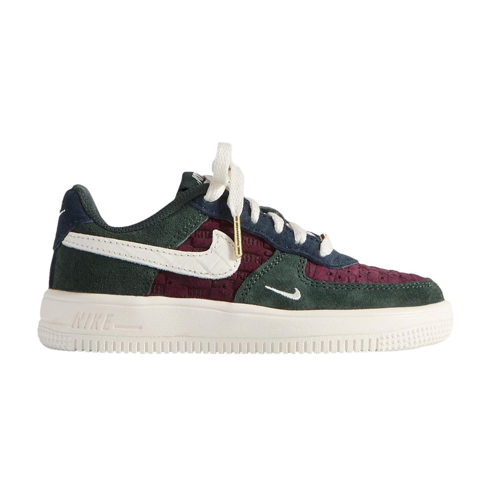 Pre-owned Nike Kith X  Air Force 1 Low Ps 'night Maroon' | Red | Kid's Size 12
