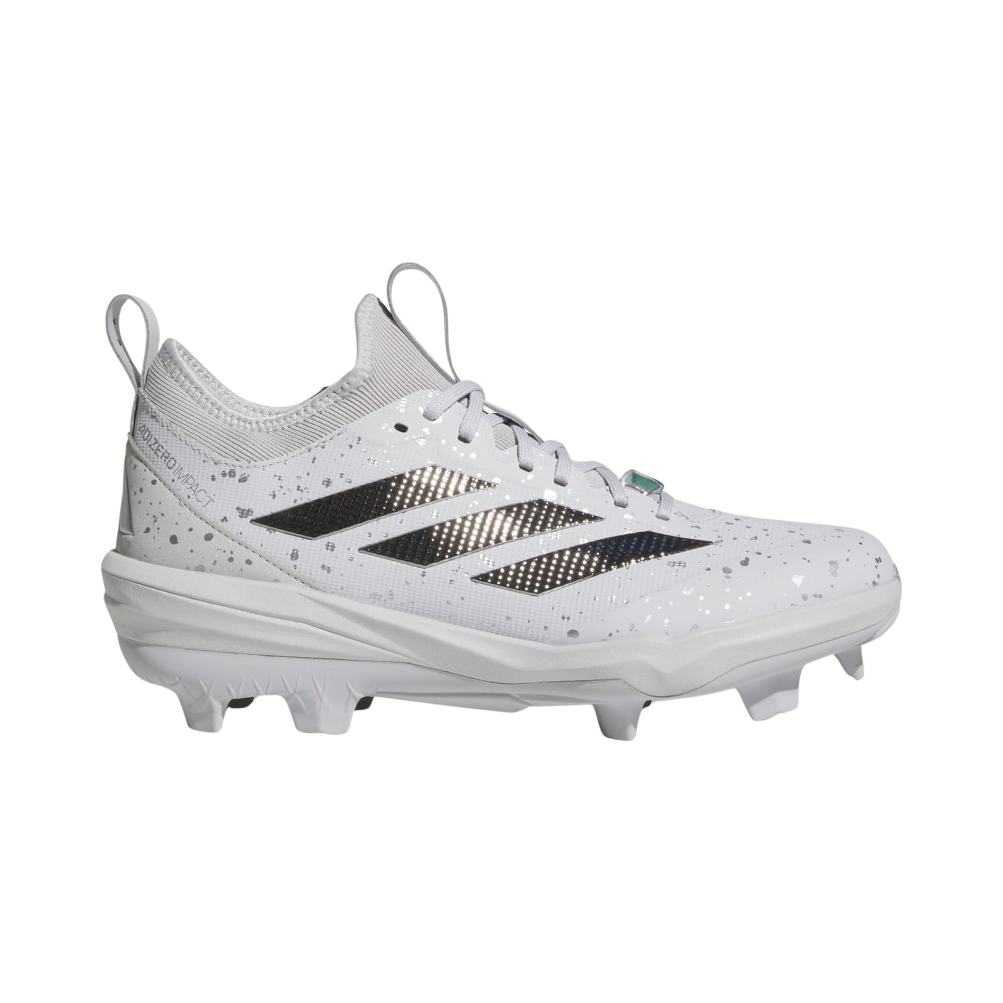adidas Adizero Impact 2.0  'Team Light Grey/Silver Metallic/Team Light Grey' | Men's Size 15 - JQ2084