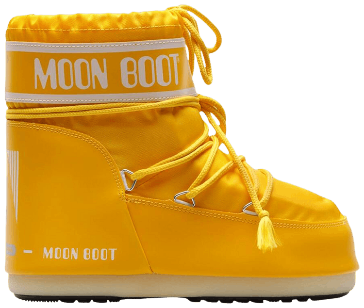 Moon Boot Icon Nylon Low Boot Yellow