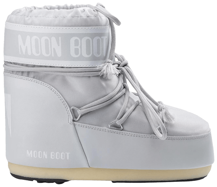 Moon Boot Icon Nylon Low Boot Glacier Grey