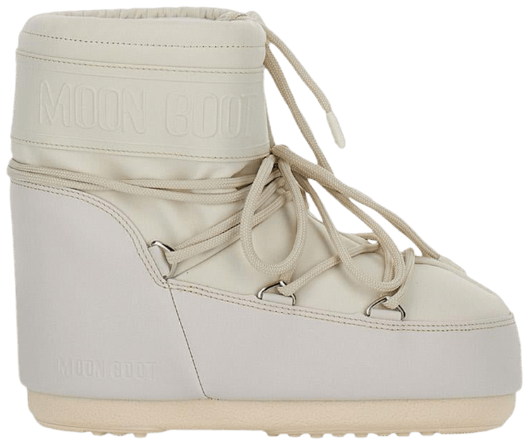Moon Boot Icon Rubber Low Boot Cream