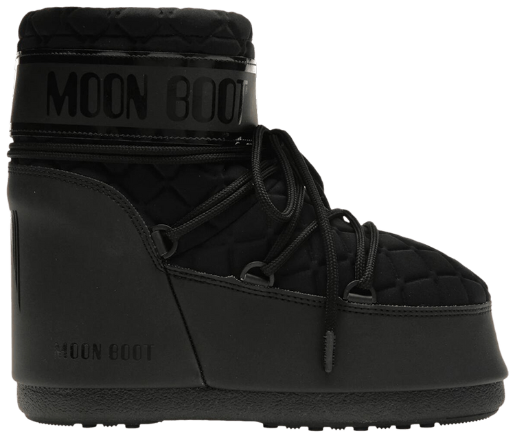 Moon Boot Icon Quilt Low Boot Sigma Black