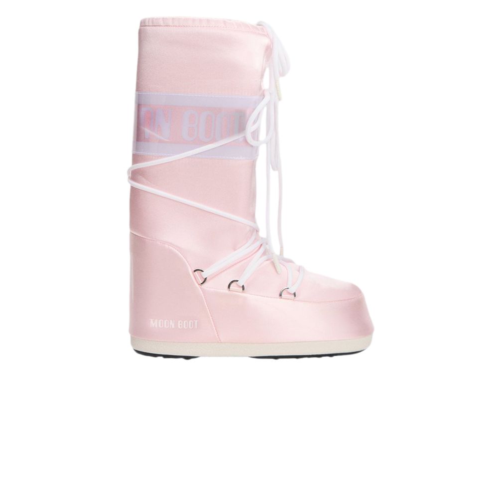 Pre-owned Moon Boot Icon Boot 'shine Pink' | Men's Size 35